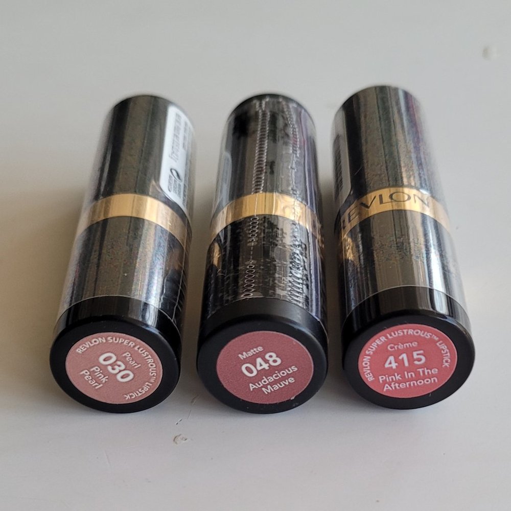Revlon Lipsticks #30, ,48 and 415 -all sealed and new
